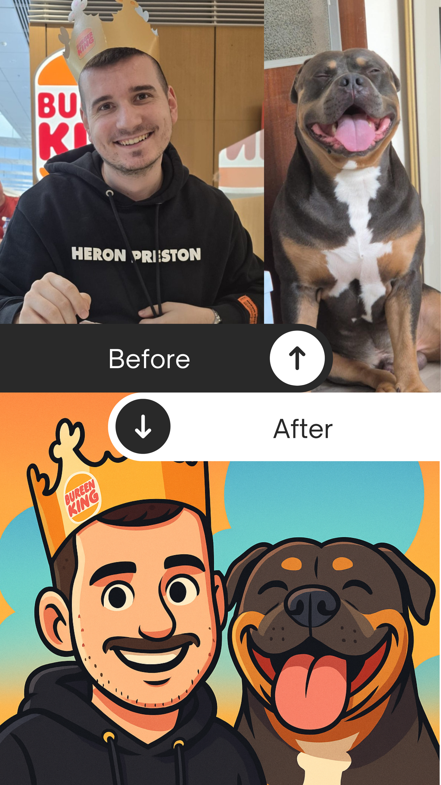 HD kovový obraz – Moderní kreslený/komiksový styl